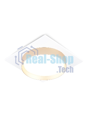 Светильник Ambrella light TN5230 WH/GD белый/золото GX53 max 12W 110*110*35