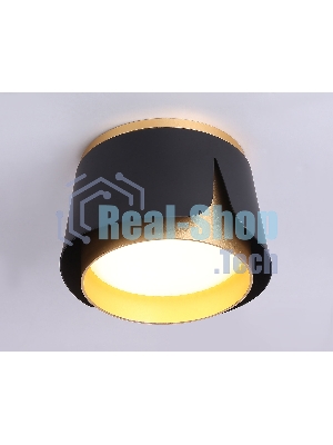 Светильник Ambrella light TN71222 BK/GD черный/золото GX53 D100*66