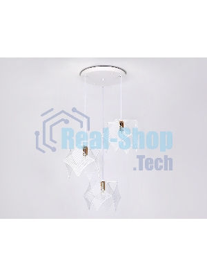 Светильник Ambrella light TR8426/3 WH/GD белый/золото E14/3 max 40W D510*1000