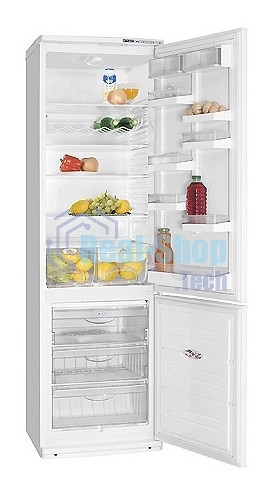 Холодильник Atlant ХМ-6026-080 серебристый двухкамерный 272/101л морозилка снизу