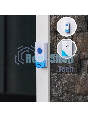 Звонок дверной беспроводной с двумя кнопками вызова IP 44 Rexant RX-4