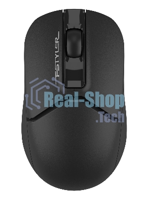 Мышь беспроводная A4Tech Fstyler FG12S черный, 1200 dpi, радиоканал, USB, кнопки - 3