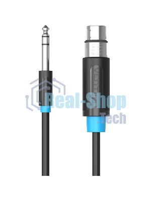 Кабель Vention аудио Jack 6.5 M/XLR F - 2м