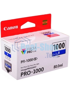 Картридж струйный CANON PFI-1000 B синий