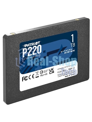 Накопитель SSD Patriot P220, 1Tb, SATA III, 2.5