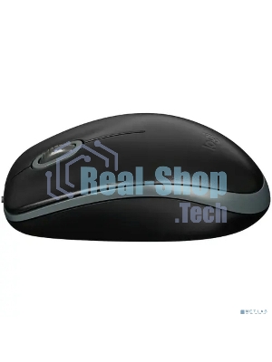 Мышь проводная Logitech M110 Silent черный, 1000 dpi, USB, кнопки - 3