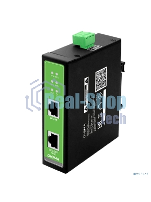 Инжектор PoE Digma DNP90W48GDXM 10/100/1000BASE-T 90Вт 37-57В(DC)