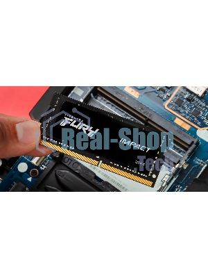 Оперативная память Kingston Fury Impact, DDR5, 8GB (1x8GB), 4800MHz, CL38 SO-DIMM