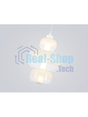 Подвесной светодиодный светильник Ambrella light LH11056 WH/FR белый/белый матовый 18W 3000K D230*350