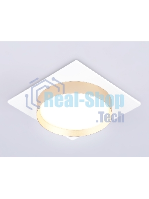 Светильник Ambrella light TN5230 WH/GD белый/золото GX53 max 12W 110*110*35