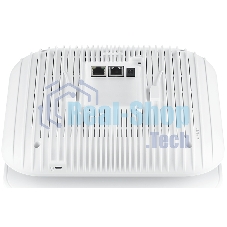 Гибридная точка доступа Zyxel NebulaFlex Pro WAX650S, W-Fi 6, 802.11a/b/g/n/ac/ax (2,4 и 5 ГГц), MU-MIMO, Smart Antenna, внутренние антенны 4x4, до 1200+2400 Мбит/с, 1xLAN 5GE, 1xLAN GE, PoE, защита о