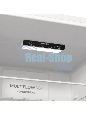 Холодильник Gorenje NRK6201EW4 белый двухкамерный 235/96 л морозилка снизу, No Frost