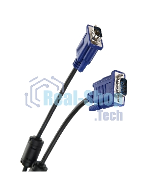 Кабель соединительный SVGA (15M/M) 3 м 2 фильтра TV-COM QCG120H-3M