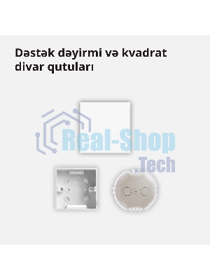 Выключатель умный Aqara Smart wall switch H1 ((with neutral, single rocker) WS-EUK03