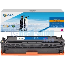 Картридж G&G аналог HP CB543A/125A/Canon 716 красный 1.4k с чипом