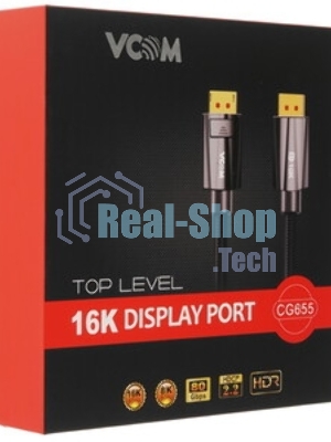 Кабель соединительный DisplayPort v1.4, 8K@60Hz, 5m, медь, VCOM CG635-5M