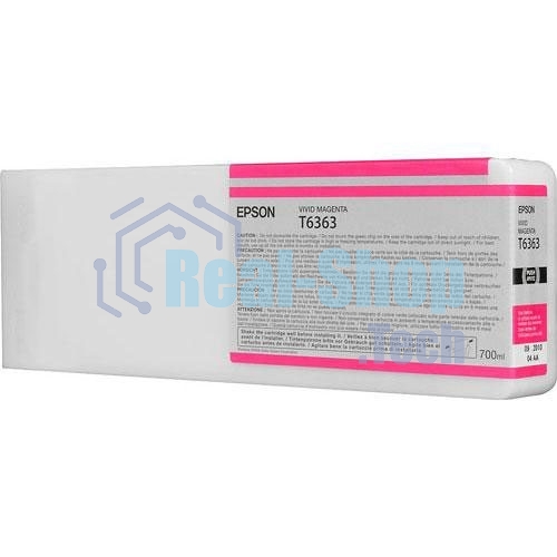 Картридж струйный Epson C13T636300 пурпурный (700 мл) для Stylus 7700, 7890, 7900, 9700, 9890, 9900, WT7900