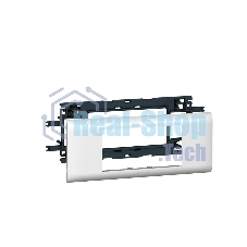 Суппорт LEGRAND 010954 Mosaic 4 модуля, с рамкой, 65мм