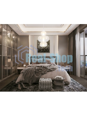 Подвесной светодиодный светильник Ambrella light LH11056 WH/FR белый/белый матовый 18W 3000K D230*350