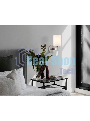 Настенный светильник Ambrella light LH56255 SN/FR никель/белый матовый E27 max 60W 160*120*280