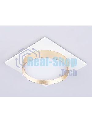 Светильник Ambrella light TN5230 WH/GD белый/золото GX53 max 12W 110*110*35