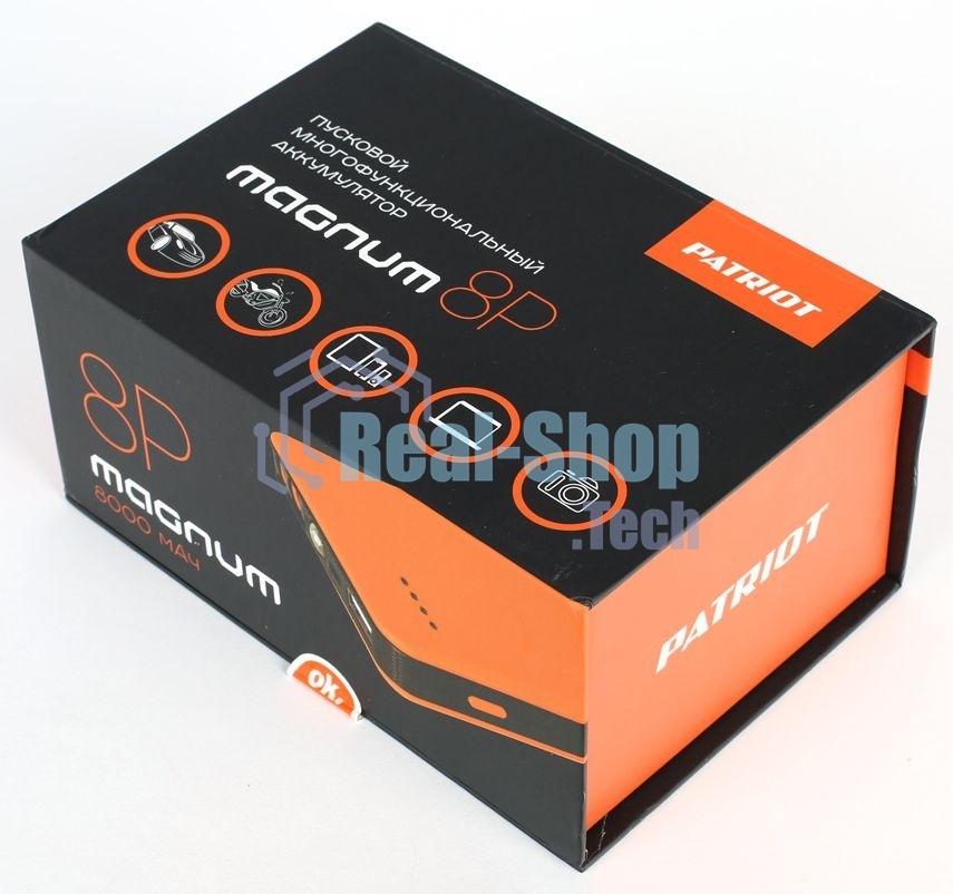 Пусковой аккумулятор PATRIOT MAGNUM 8P многофункциональный