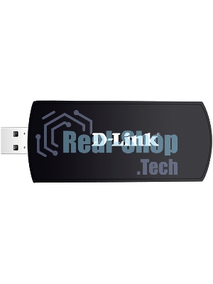Адаптер D-Link DWA-192/RU/B1A Wireless AC1750 Dual-band USB Adapter, 802.11a/b/g/n/802.11ac, 2.4 GHz/5 GHz