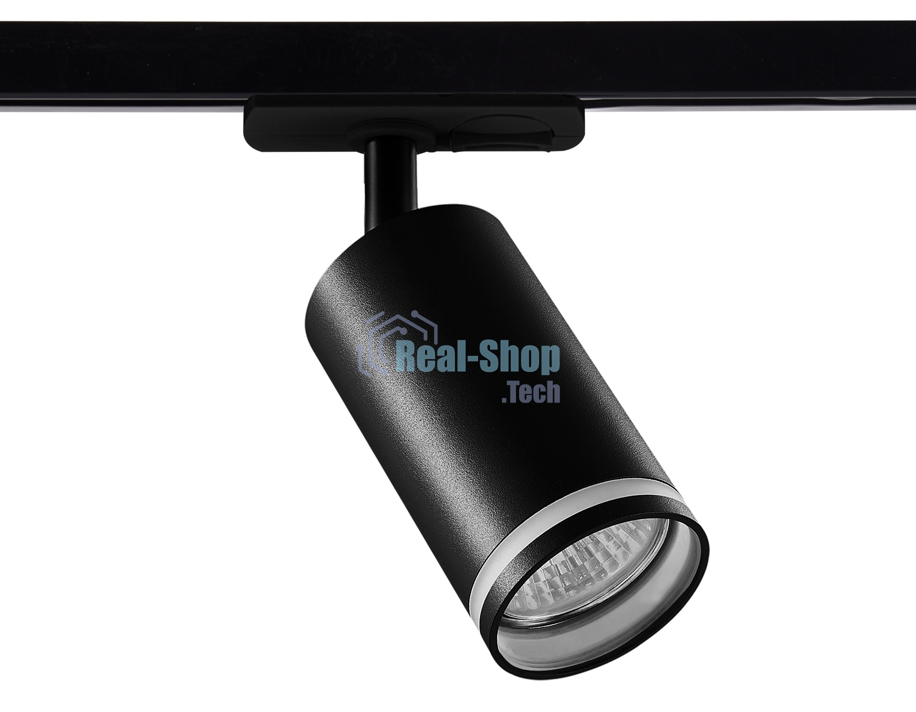 Трековый однофазный светильник Ambrella light GL5202 BK черный GU10 max 12W