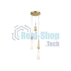 Светильник Ambrella light LH75367/3 GD/WH золото/белый G9*3 max 28W D270*1500