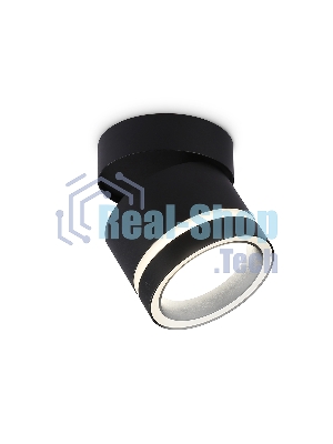 Светильник Ambrella light TA1445 BK/FR черный/белый матовый GX53 max 12W D85*90