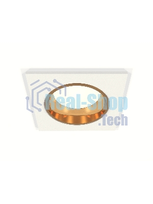 Комплект встраиваемого светильника Ambrella light XC6520004 SWH/PYG белый песок/золото желтое полированное MR16 GU5.3 (C6520, N6113)