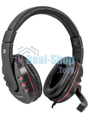 Гарнитура Defender Warhead G-160 чёрный, проводная