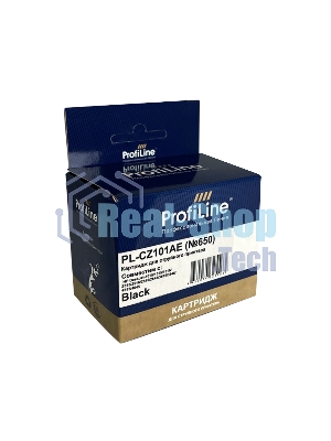 Картридж струйный ProfiLine PL-CZ101AE №650 для принтеров HP DeskJet IA 2515/2516 Black водн
