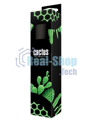 Коврик для мыши Cactus CS-MP-D02M Средний черный 300x250x3мм