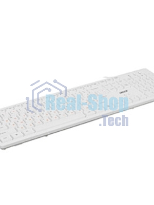 Клавиатура проводная Acer OKW123, USB, белый
