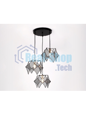 Светильник Ambrella light TR8427/3 BK/GD черный/золото E14/3 max 40W D510*1000