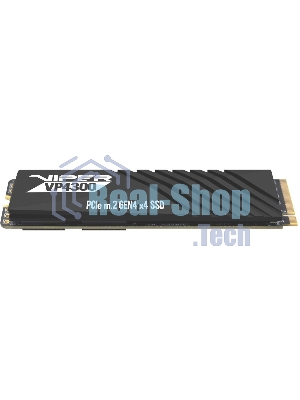 Накопитель SSD Patriot Viper VP4300, 2Tb, PCIe 4.0 x4, M.2 2280, NVMe, R/W 7400/6800, с радиатором