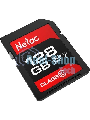 Флеш карта Netac P600 SDHC 128Gb U1/C10 up to 80Mb/s, retail pack