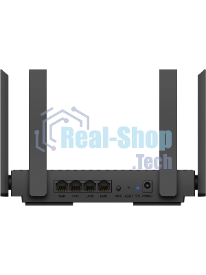 Роутер беспроводной Cudy WR1500 AX1500 10/100/1000 черный