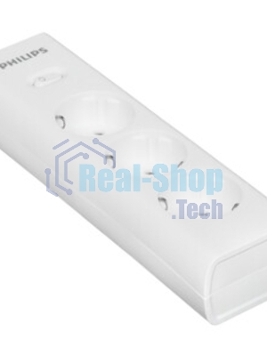 Сетевой фильтр Philips CHP2135WA/51, 2м, 3 розетки, белый