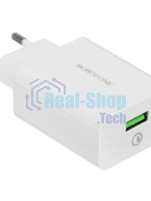 Сетевое зарядное устройство BOROFONE (6931474702487) BA21A QC3.0 для Type-c - белый