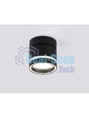 Светильник Ambrella light TA1445 BK/FR черный/белый матовый GX53 max 12W D85*90