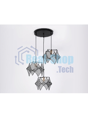 Светильник Ambrella light TR8427/3 BK/GD черный/золото E14/3 max 40W D510*1000