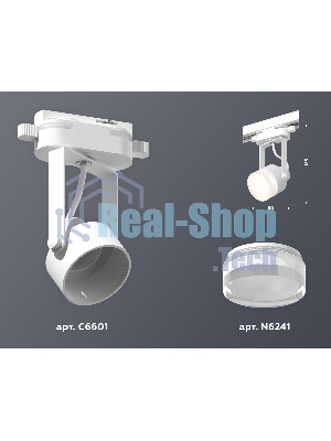 Светильник Ambrella light XT6601083 WH/FR/CL белый/белый матовый/прозрачный MR16 GU10 (C6601, N6241)