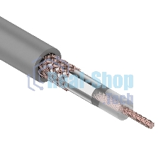 Кабель коаксиальный Rexant RG-58 A/U, 50 Ом, Cu/Al/Cu, 64%, бухта 100 м, серый