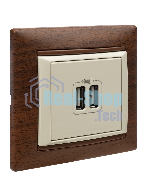 Розетка 2-ая USB 774170 Legrand Valena Сл. кость