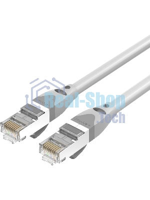 Патч-корд Vention прямой SFTP cat.6A, RJ45 - 2м. Серый