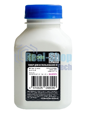 Тонер Cactus CS-THPCHUM-45 пурпурный флакон 55гр. для принтера HP CP M251/M252/M476/1515