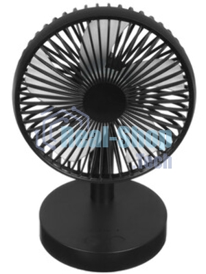 Вентилятор Neoclima RDF-600 черный, настольный, 6 Вт, 3 скорости, 14.4 см