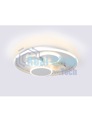 Светильник Ambrella light FL4803 GR серый 3000K-6400K 70W D500*95 (ПДУ ИК)